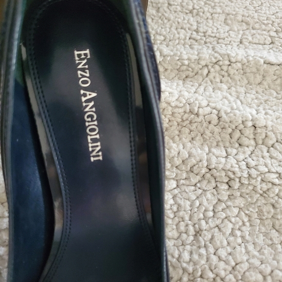 NIB Enzo Angiolini women Patent Leather size 8 1/2 M high stiletto heels - Picture 4 of 10